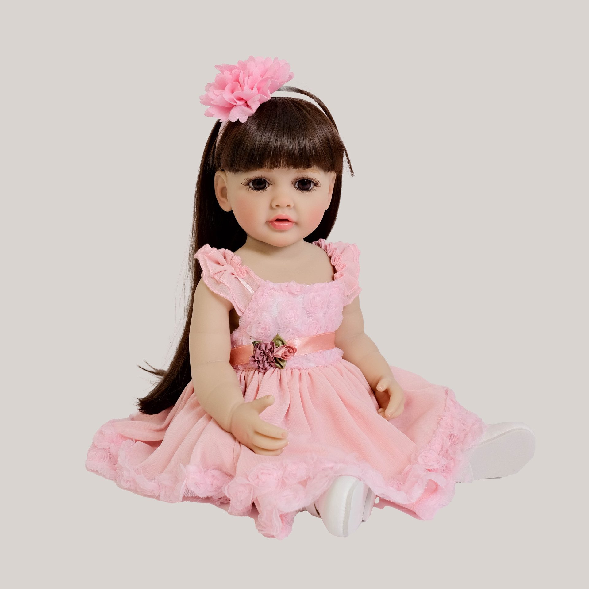 Educational Cartoon For Kids - Cute 55 cm Long Hair Pink