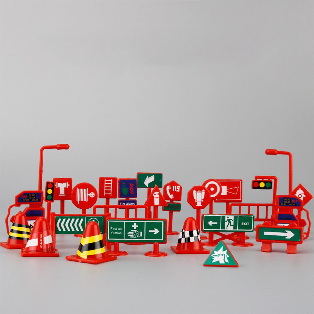 Kids Education Logo - 112 Pcs Traffic Signs Toys for