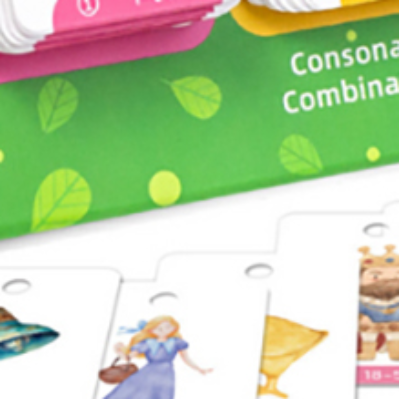 Kids Education Tools - Kids CVC Words Flashcards Phonics Flip