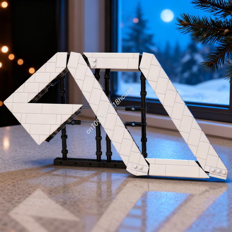 Kids Education Logo - 404pcs MOC Anjunabeats Anjunadeep Logo Iconsed
