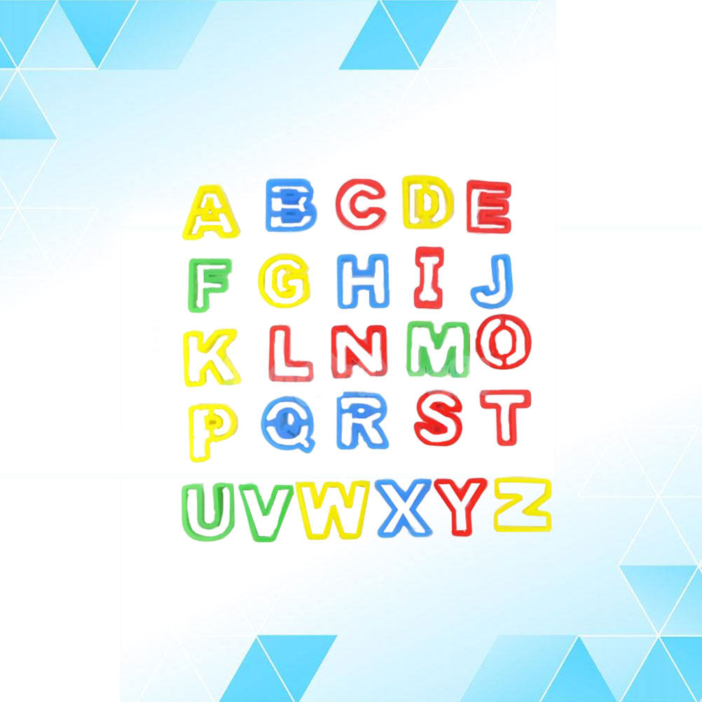 Kids Education Tools - 26Pcs Alphabet Capital Letter Plasticine Tools