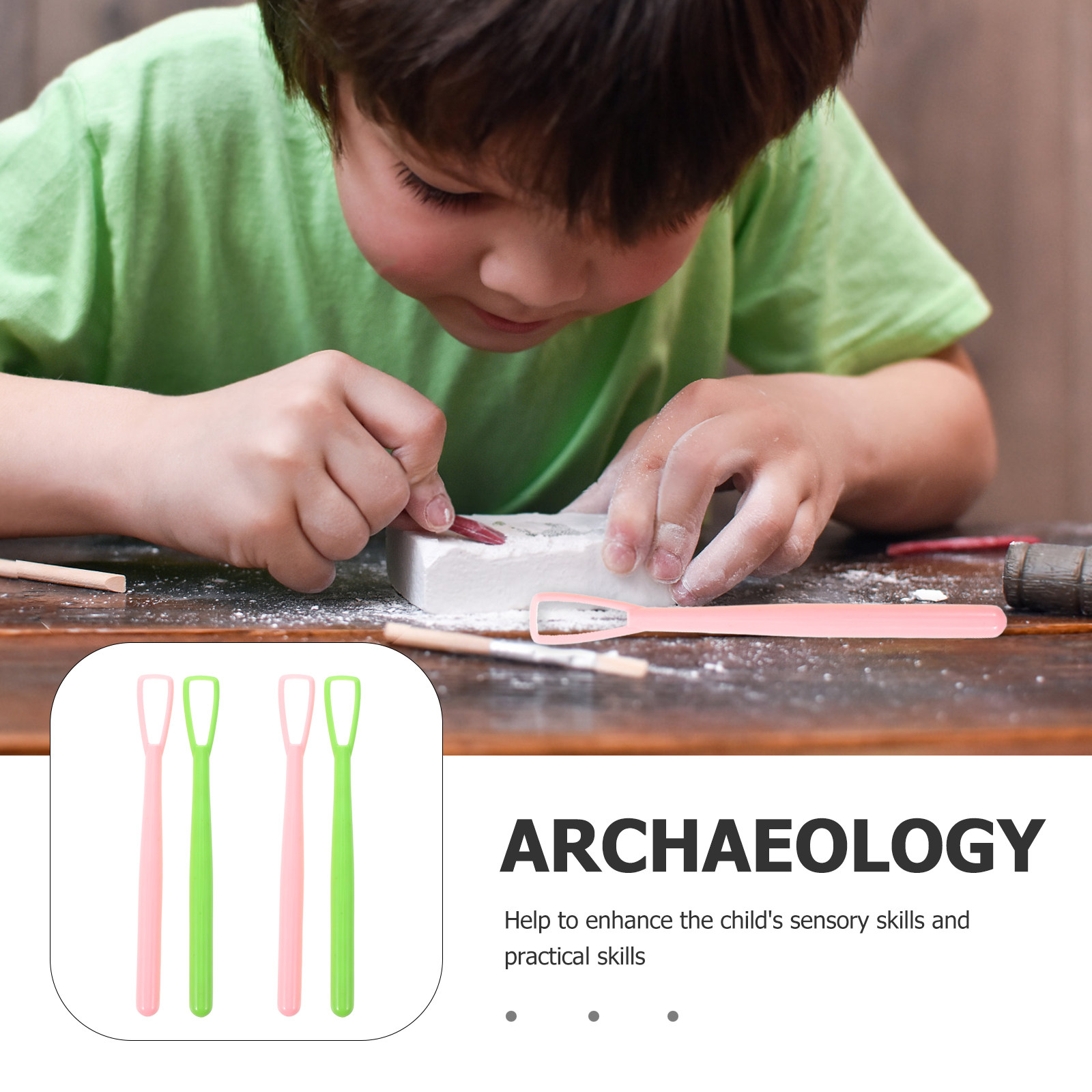 20Pcs Kids Archaeology Digging - огляд і ціна Kids Education Tools
