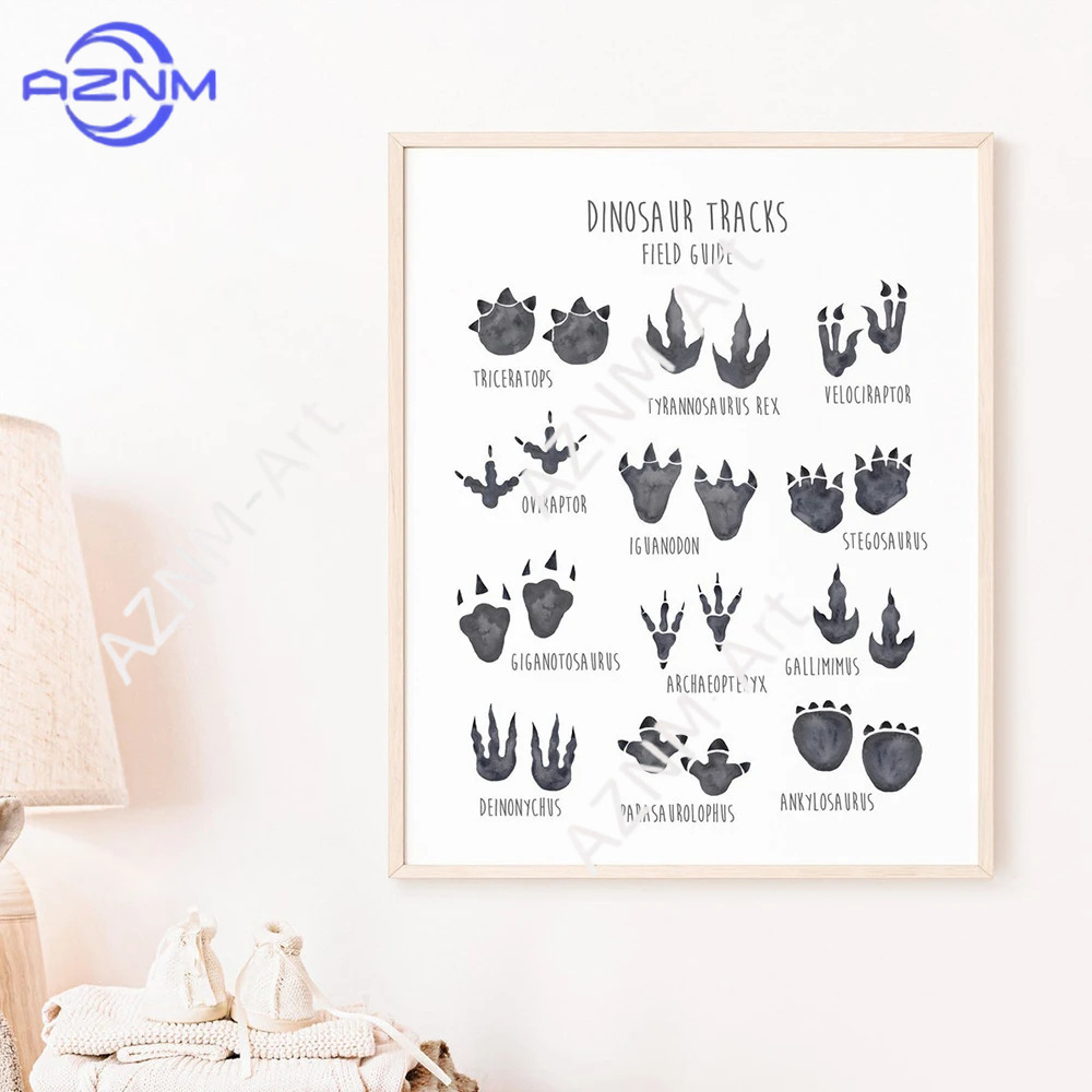 1/3PCS ，The cartoon dinosaur s - огляд і ціна Kids Educational Poster