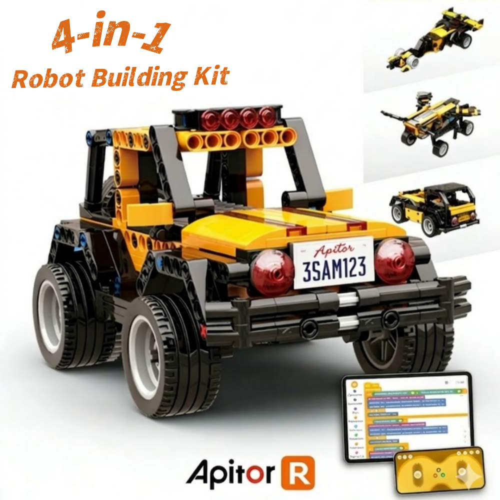 STEM 4-in-1 Robot Building Kit - огляд і ціна Kids Education Free App