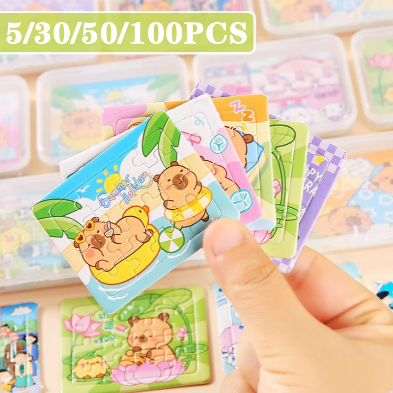 5-100PCS Cartoon Animal Capyba - огляд і ціна Educational Cartoon For Kids