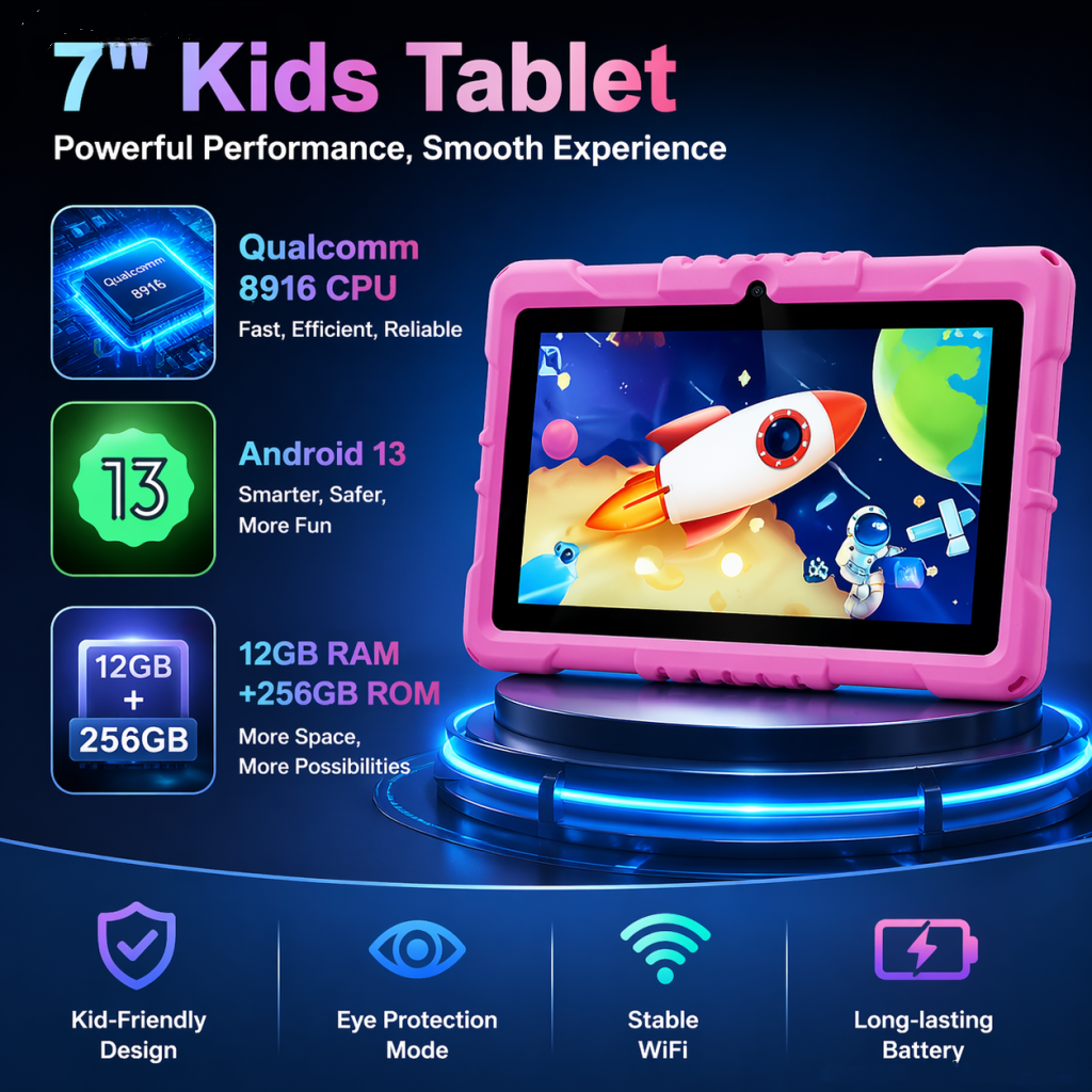 Android 13 Kids WIFI Tablet 7i - огляд і ціна Kids Education Free App