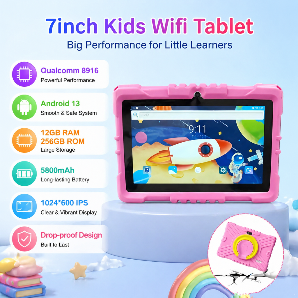 Android 13 Kids WIFI Tablet 7i - огляд і ціна Kids Education Free App