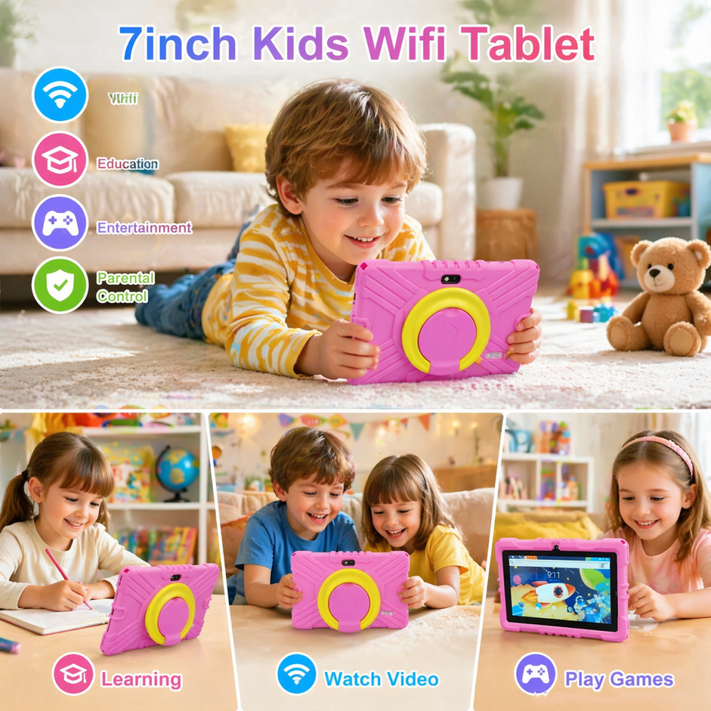 Android 13 Kids WIFI Tablet 7i - огляд і ціна Kids Education Free App