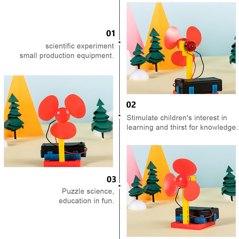 1Set Kids DIY Wind Generator E - огляд і ціна Kids Education Tools