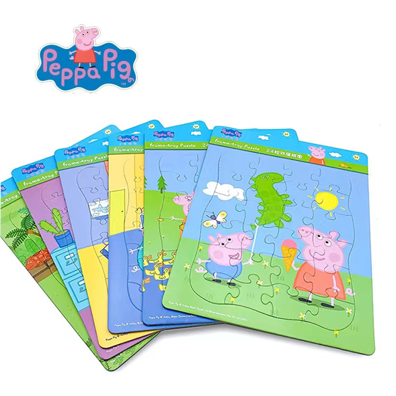 Peppa pig Figures MINI Jigsaw  - огляд і ціна Educational Cartoon For Kids