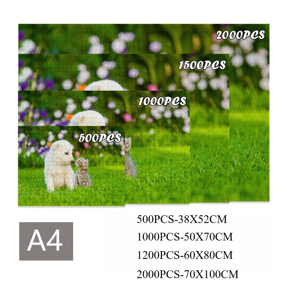 500/1000 pcs Jigsaw Puzzle Ret - огляд і ціна Kids Educational Poster