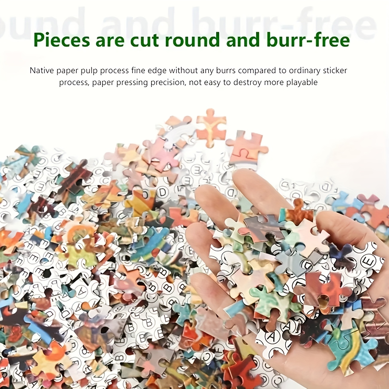 500/1000 pcs Jigsaw Puzzle Ret - огляд і ціна Kids Educational Poster