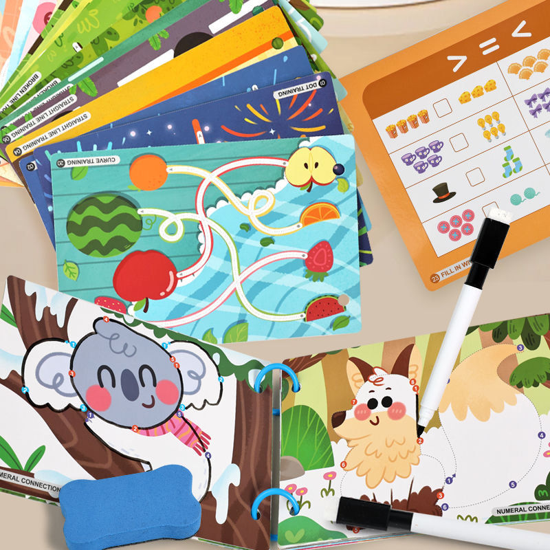 Reusable Kids Busy Book Alphab - огляд і ціна Kids Education Alphabet Numbers