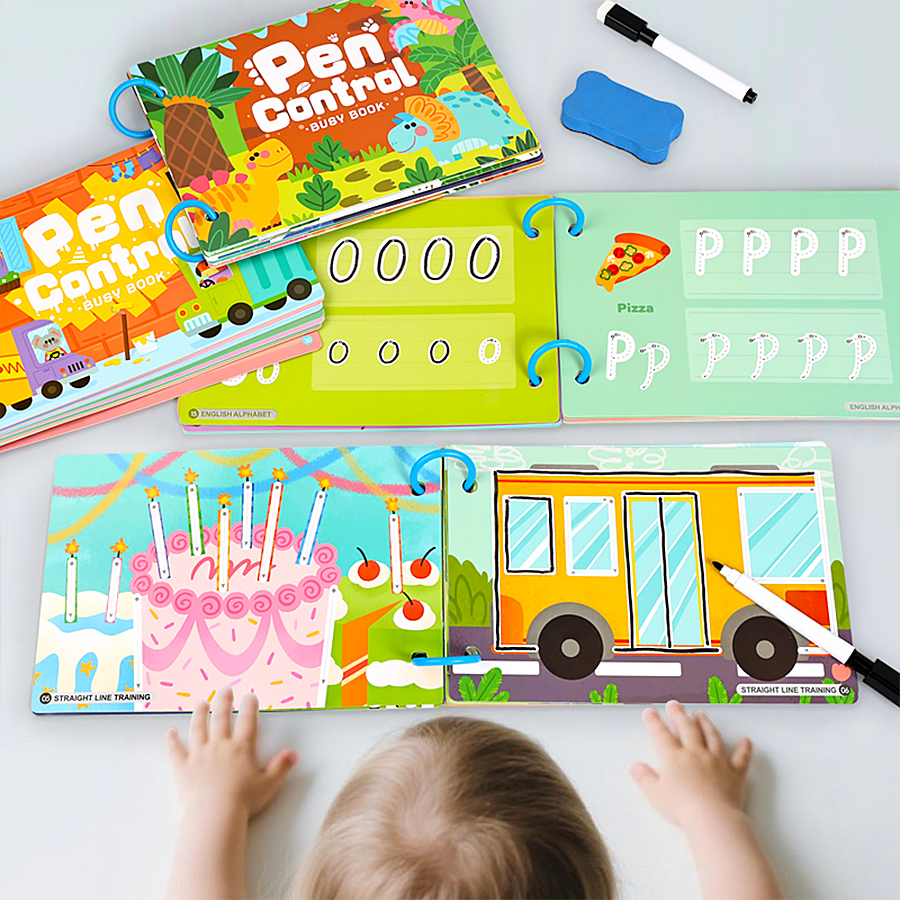 Reusable Kids Busy Book Alphab - огляд і ціна Kids Education Alphabet Numbers