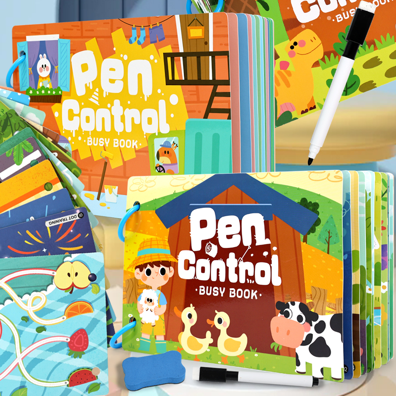 Reusable Kids Busy Book Alphab - огляд і ціна Kids Education Alphabet Numbers