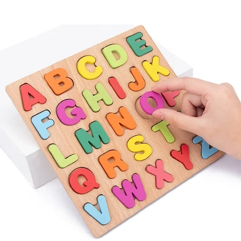 Colorful Alphabet Number Woode - огляд і ціна Kids Education Alphabet Numbers