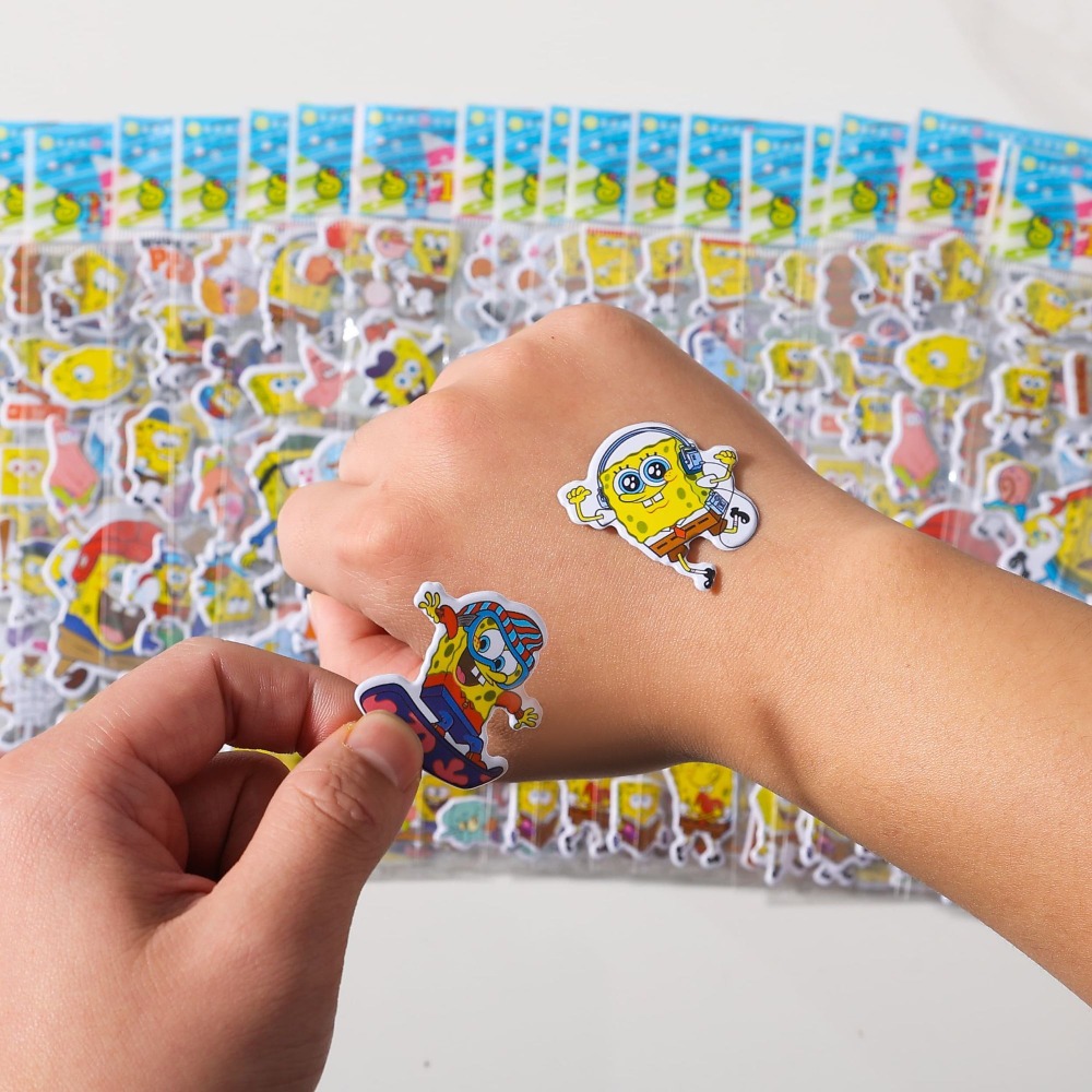 12-Pack SpongeBob 3D Stickers  - огляд і ціна Educational Cartoon For Kids