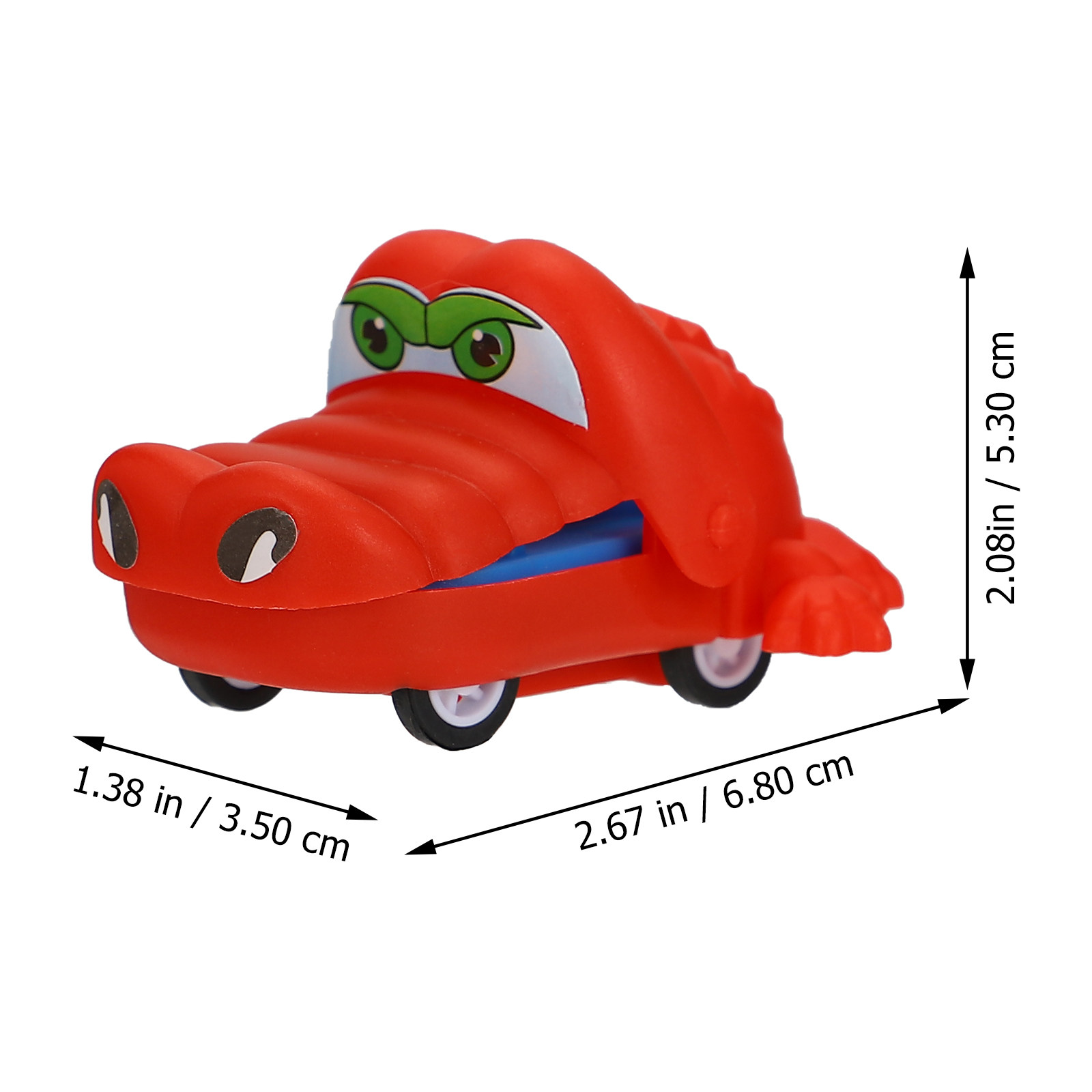 1Set Pull-Back Car Alligator S - огляд і ціна Educational Cartoon For Kids