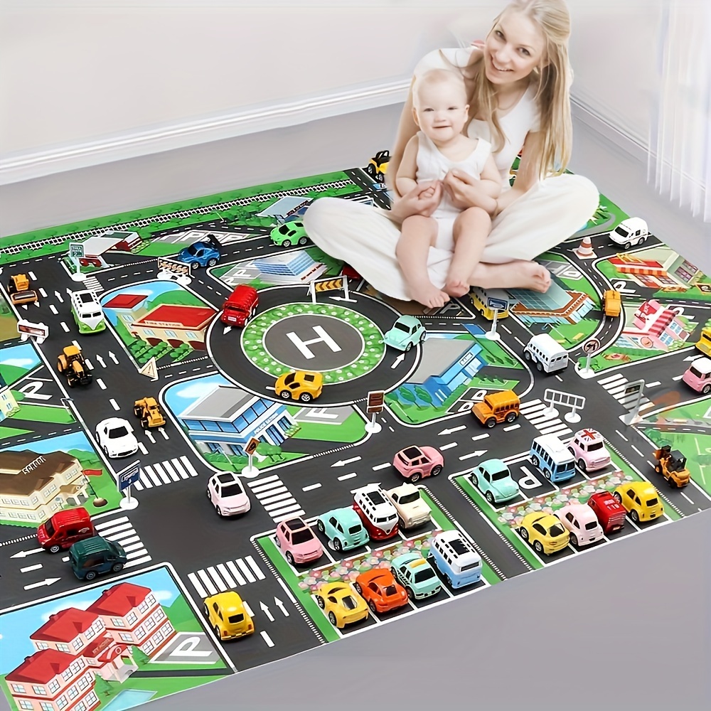 1pc, City Traffic Play Mat, La - огляд і ціна Kids Education Tools