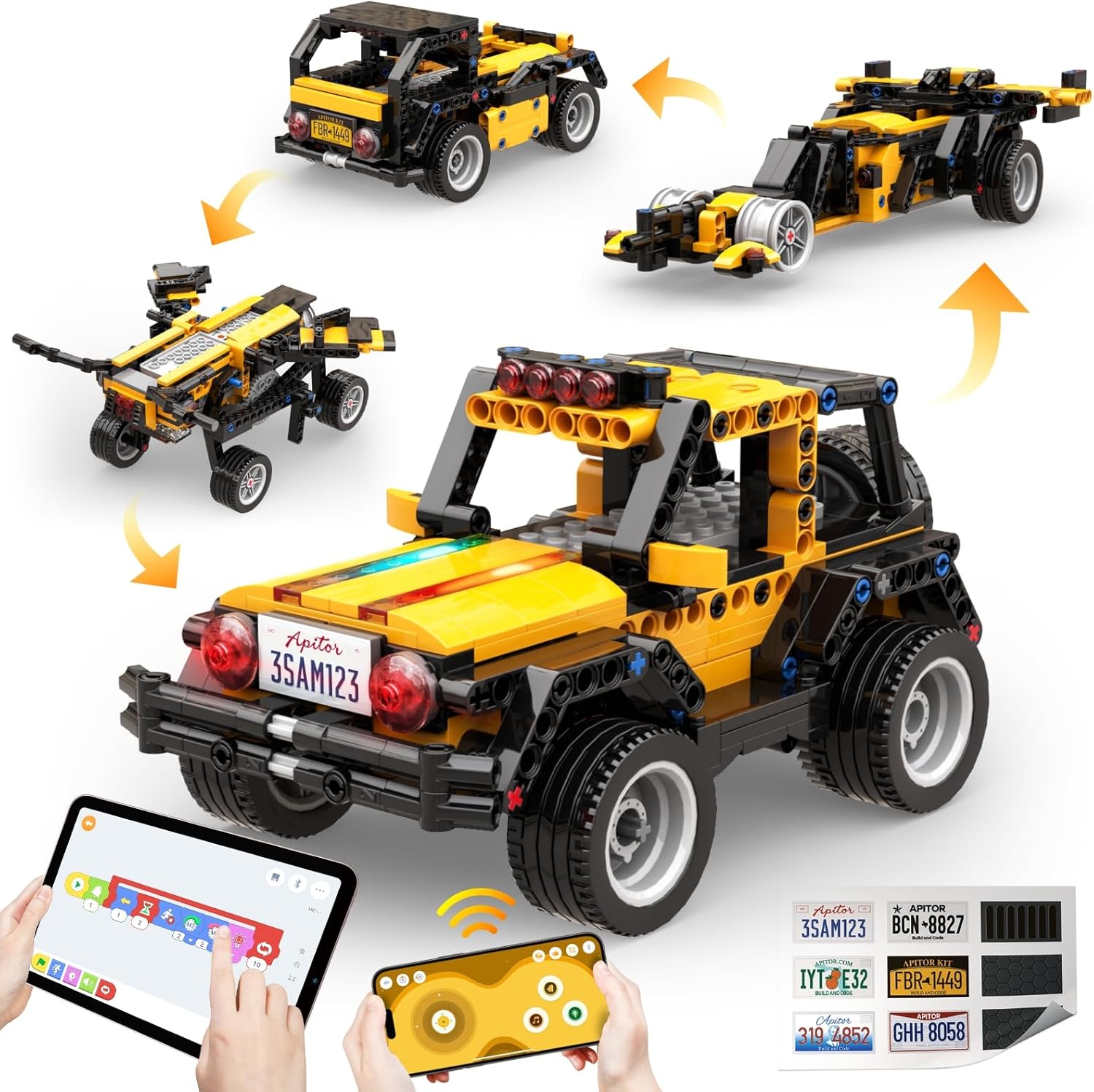 Apitor Robot R 4-in-1 STEM Bui - огляд і ціна Kids Education Free App