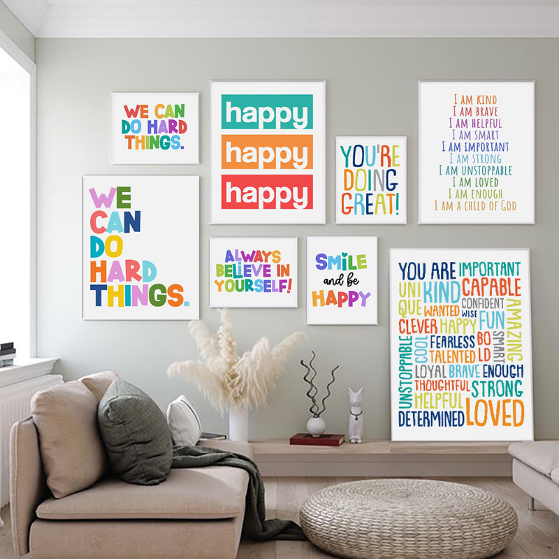Positive Kid Classroom Wall Pi - огляд і ціна Kids Educational Poster