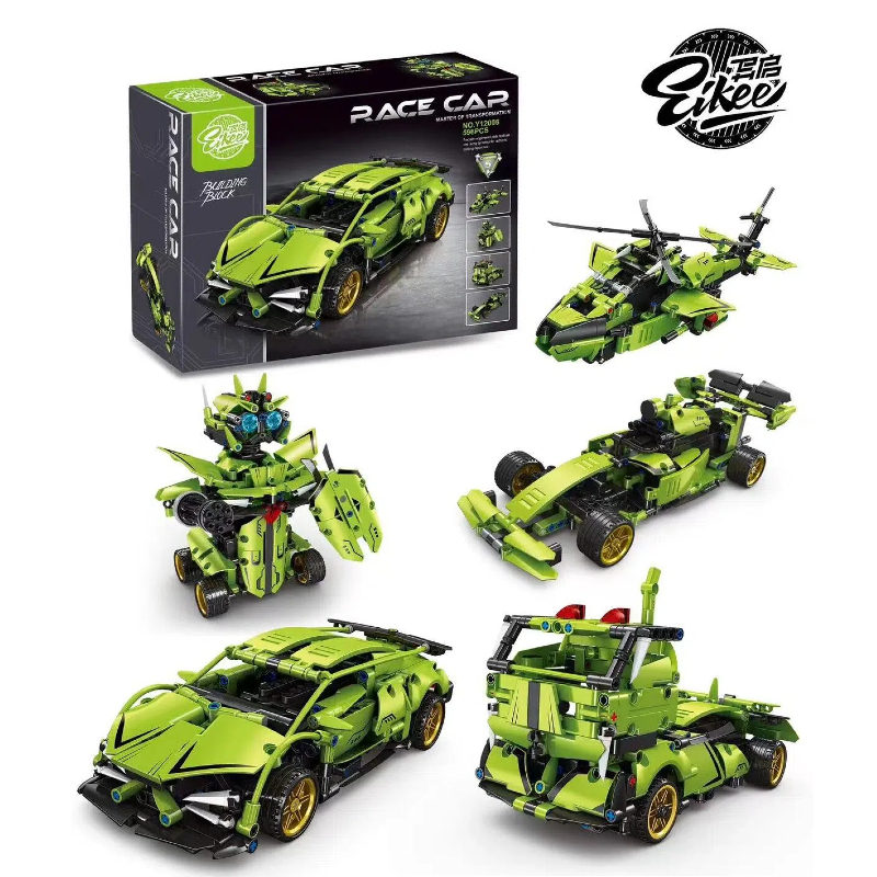1:18 Green Sports Car Building - огляд і ціна Kids Education Free App
