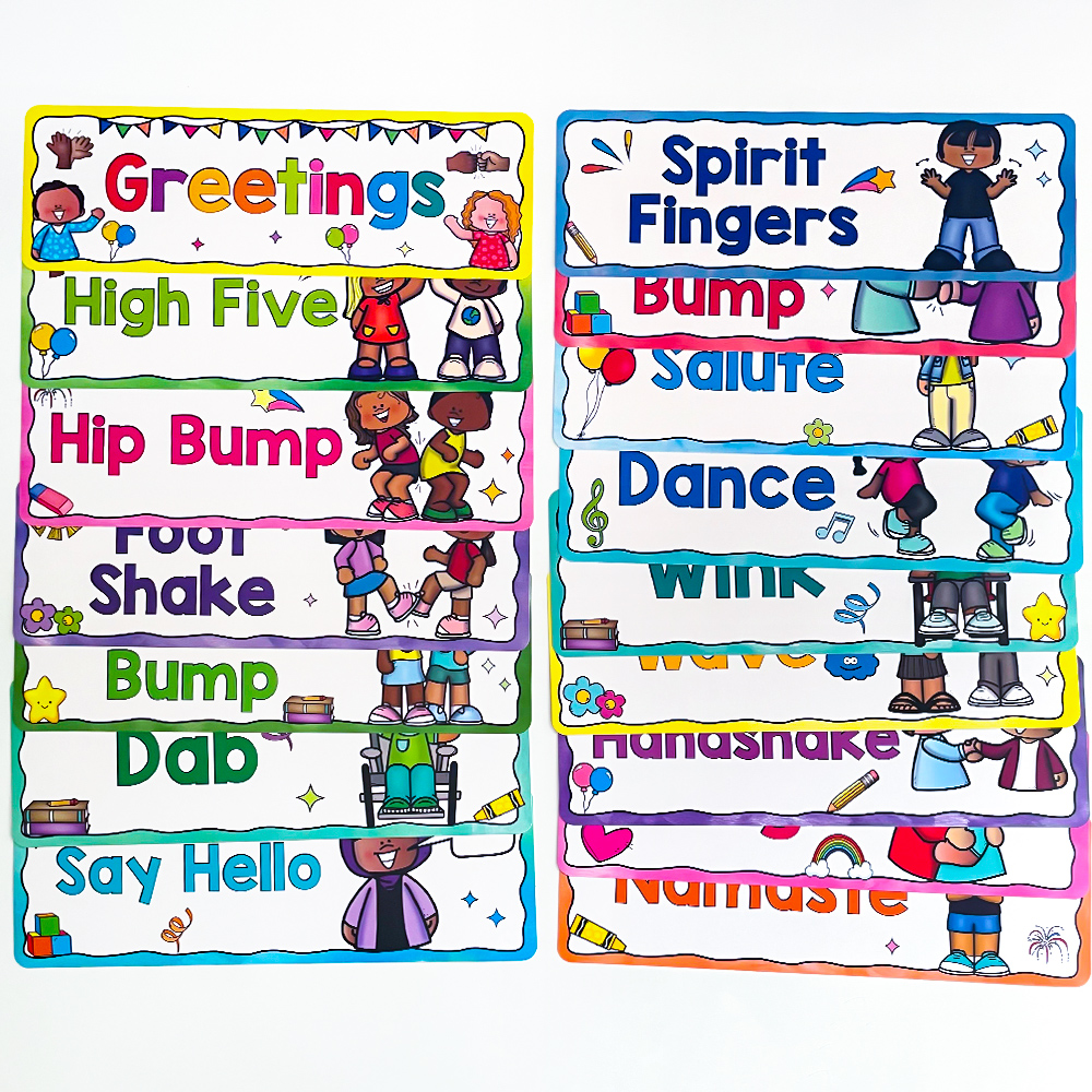 Common Greetings Educational C - огляд і ціна Kids Educational Poster