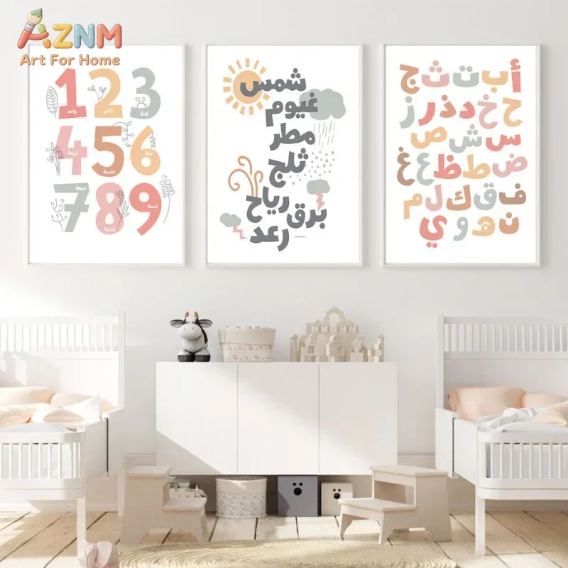 Arabic Wall Art English Alphan - огляд і ціна Educational Cartoon For Kids
